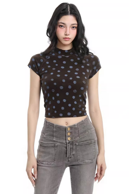 Spicy Girl Polka Dot Top