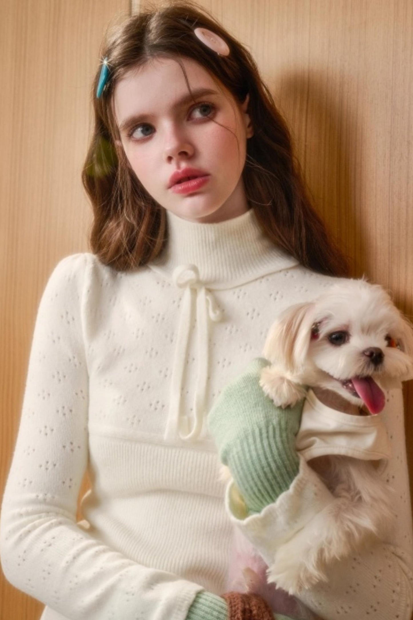 Milky Way Wool Slimming Sweater