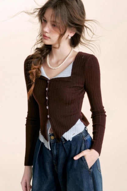 Romantic Wool Blend Cardigan