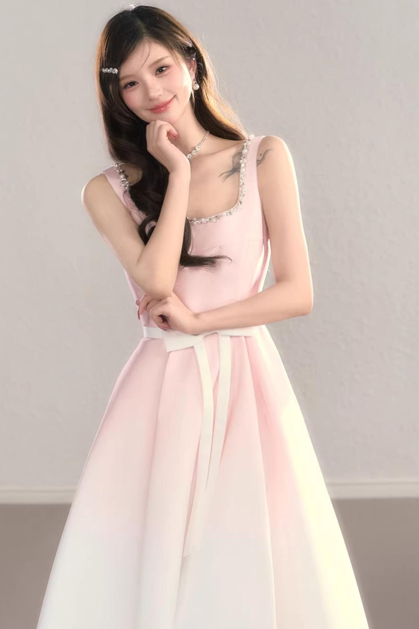 Cherry Blossom Gradient Dress