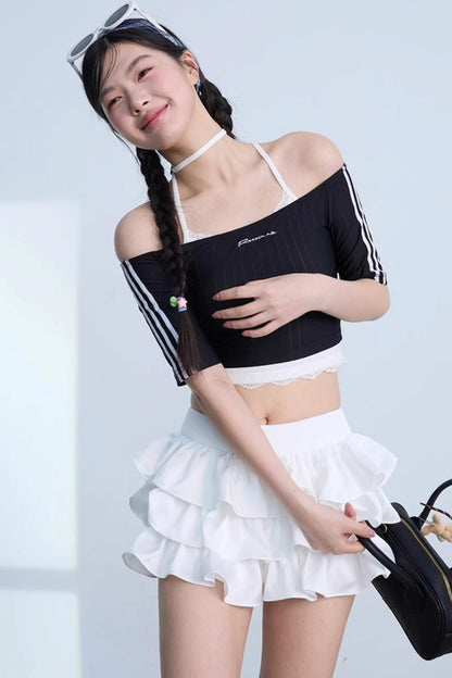 Lace-Back Camisole Bra Top