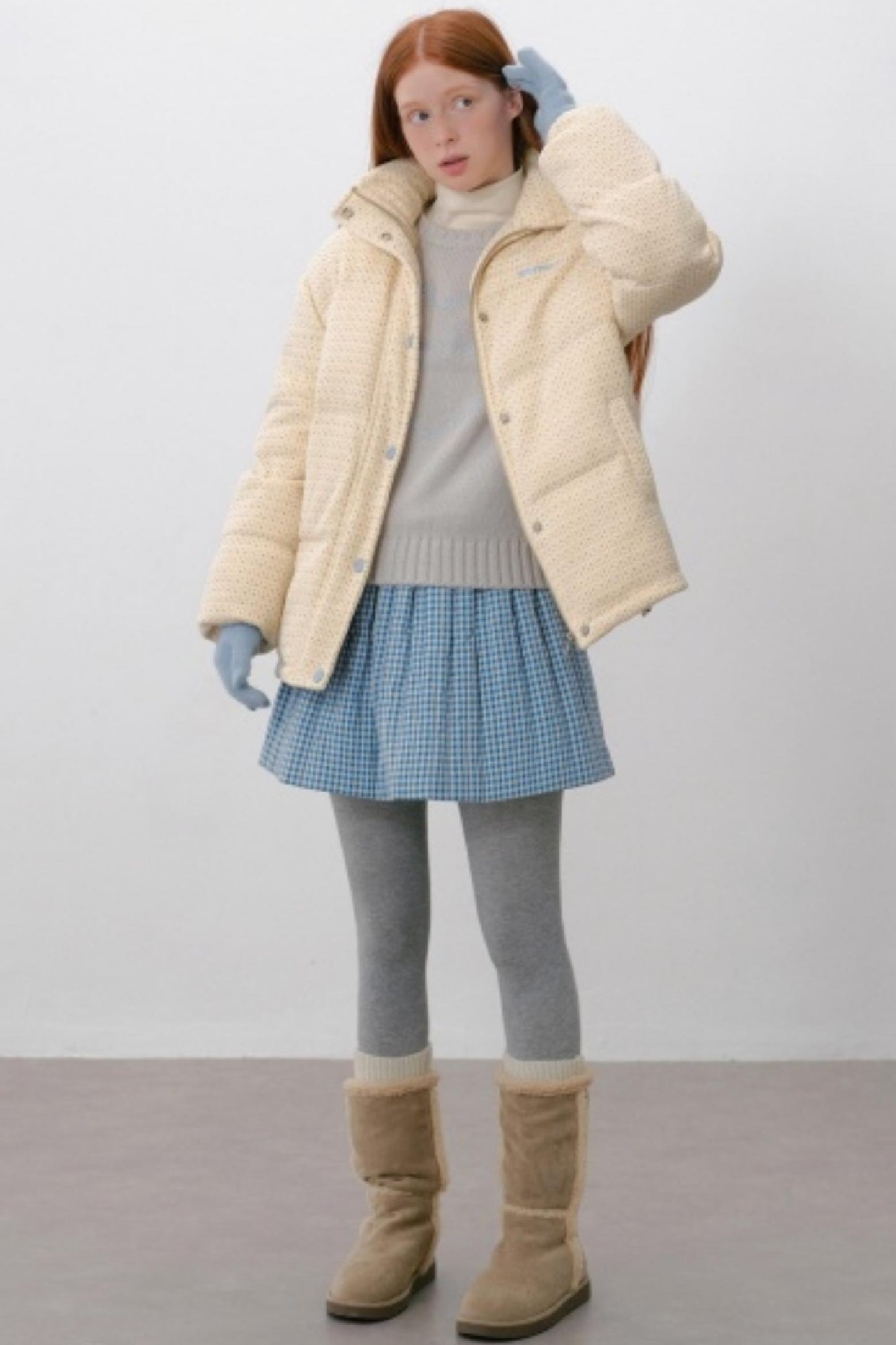 Woven Clouds Knitted Jacket
