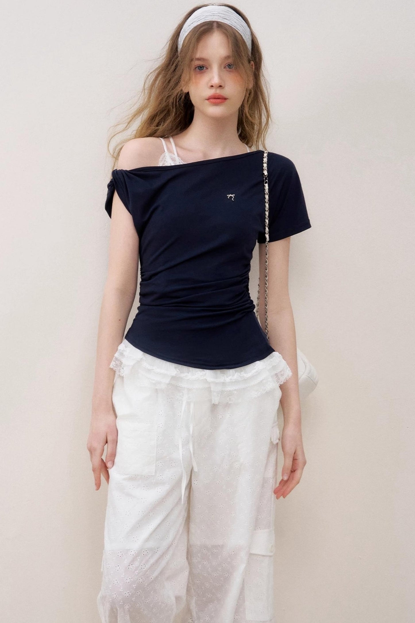 Lace Embrace Wide Leg Trousers