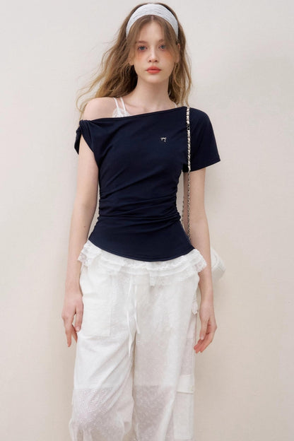 Lace Embrace Wide Leg Trousers