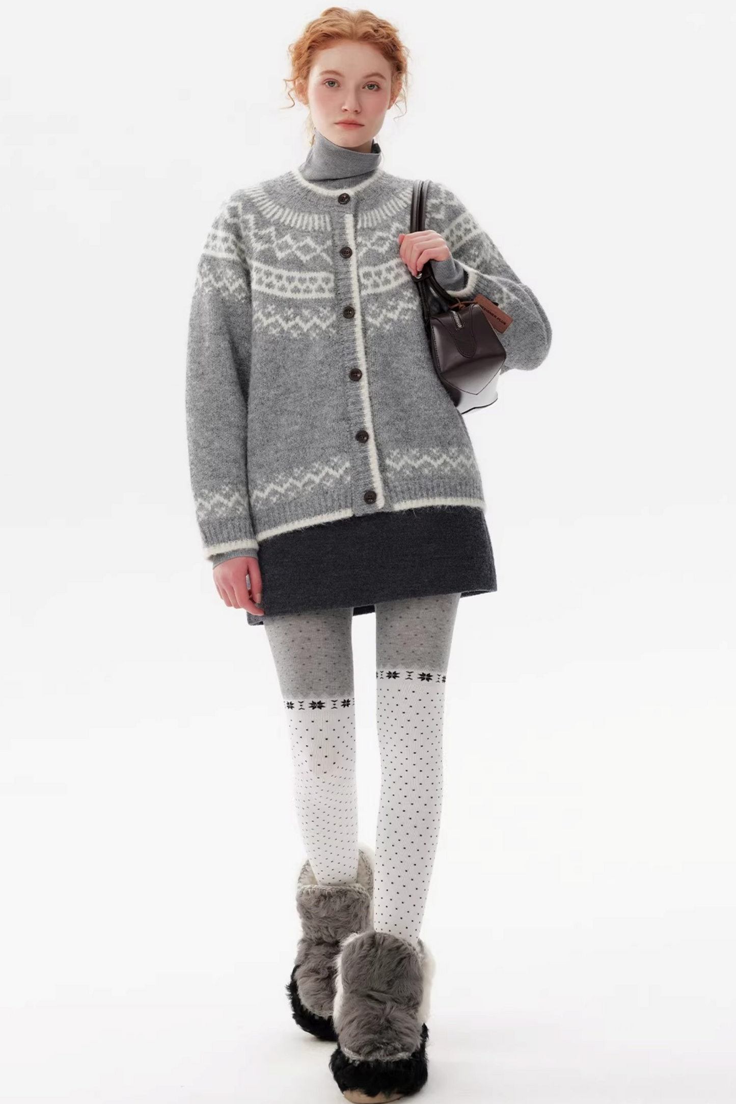 Fair Isle Jacquard Cardigan