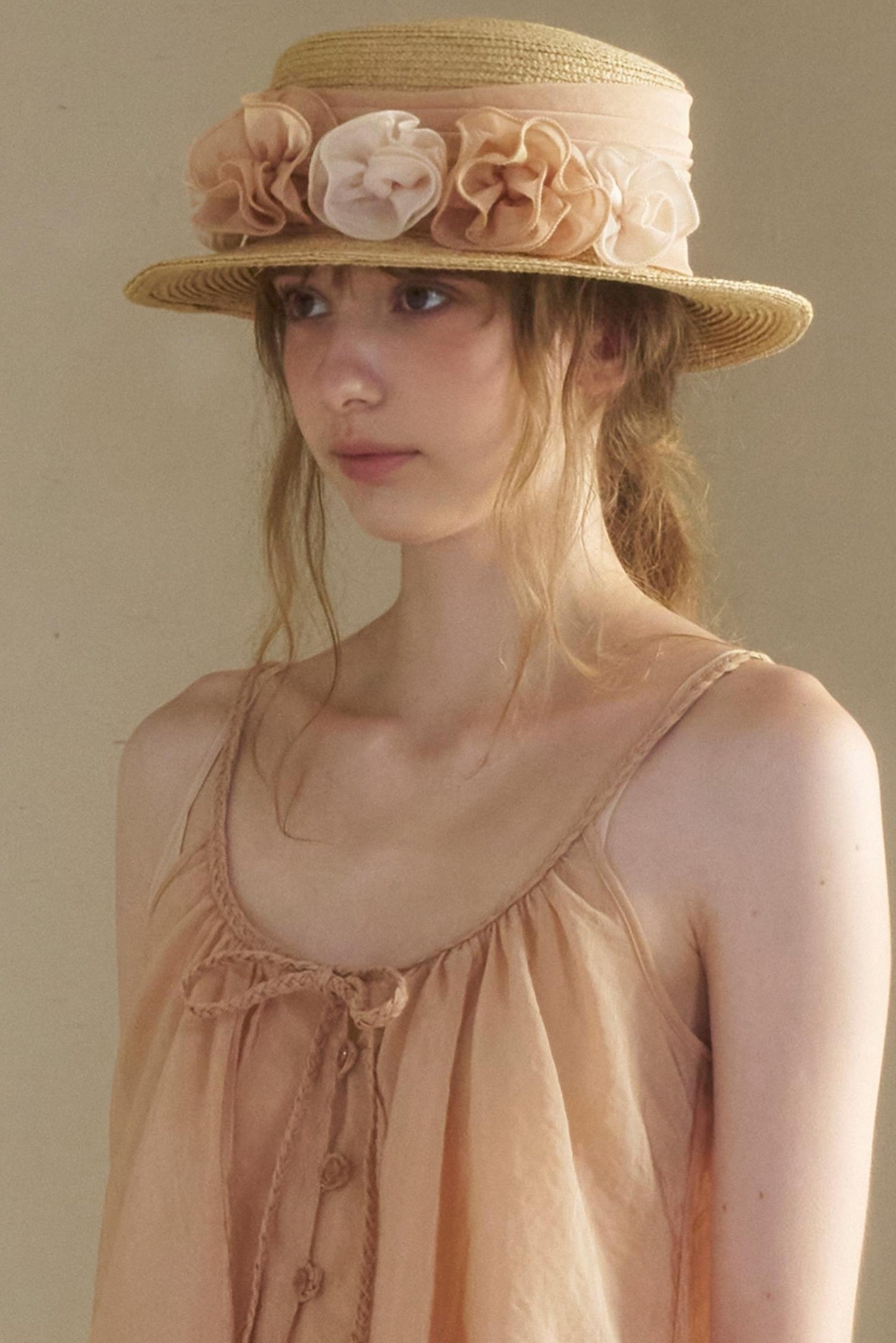 Vintage Flower Woven Raffia Sun Hat