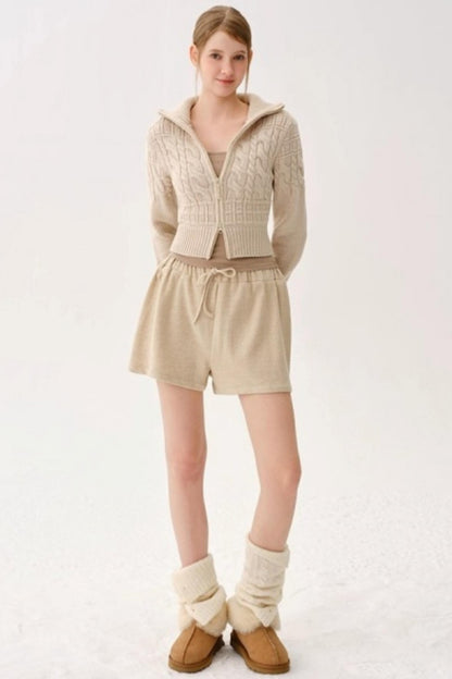 Corduroy Knit Shorts
