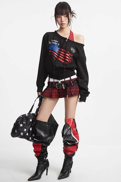 Vintage Zipper Sweatshirt