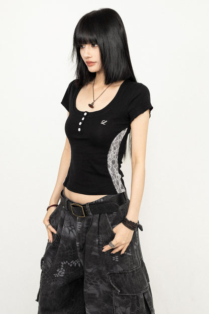 Slim Fit Print T-shirt