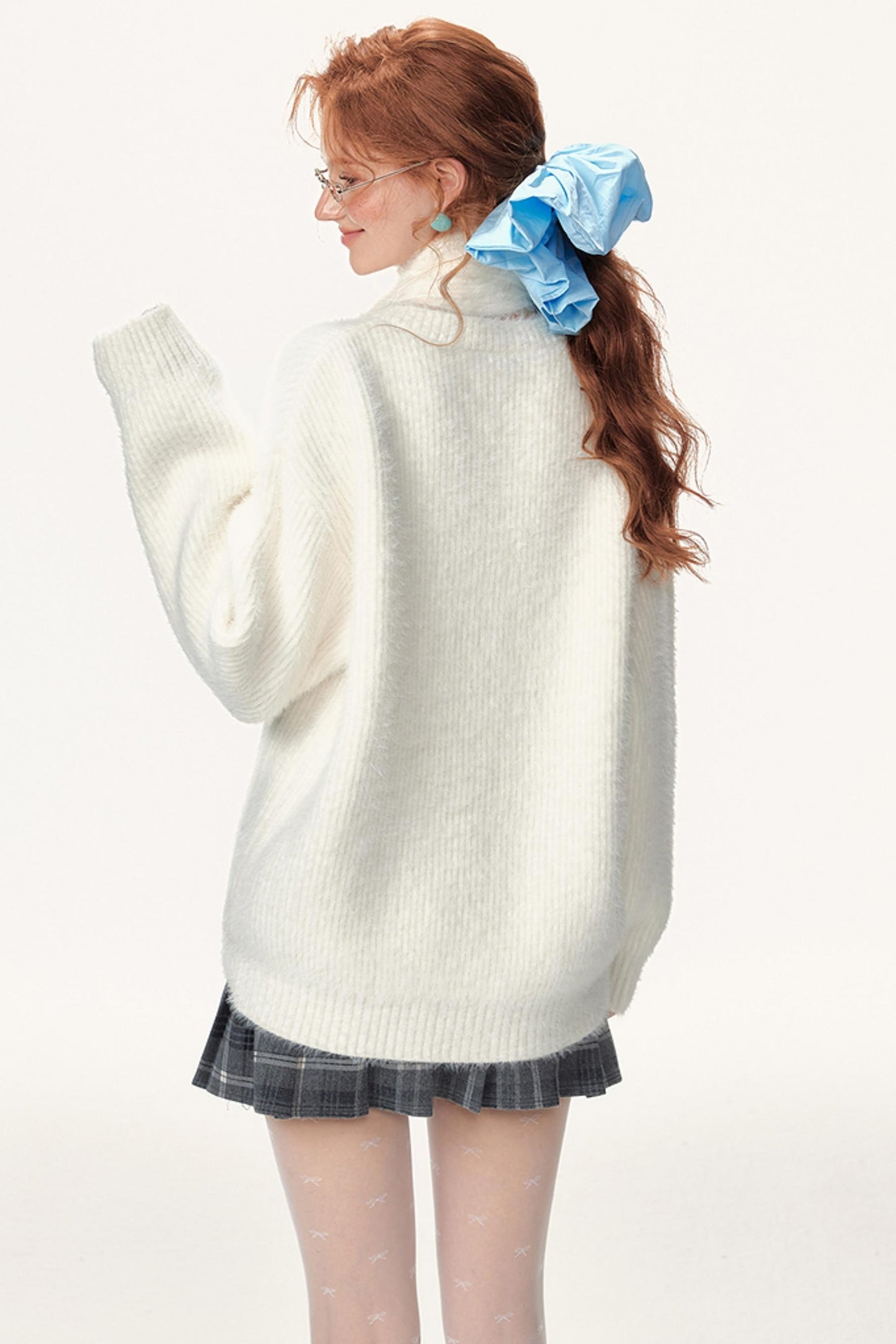 Streamer Soft Waxy Knitwear Top