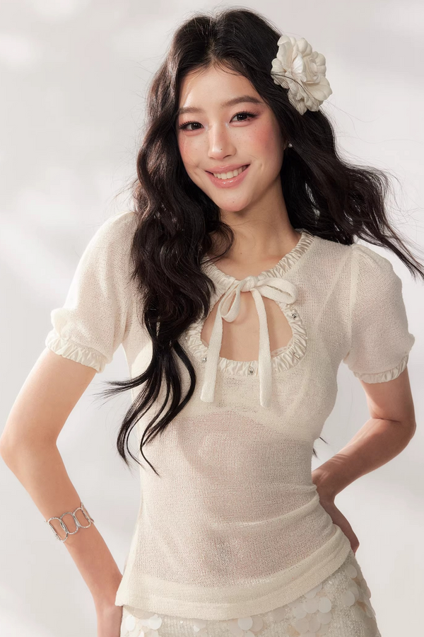 Sequin High-Waisted Skirt Matching Set