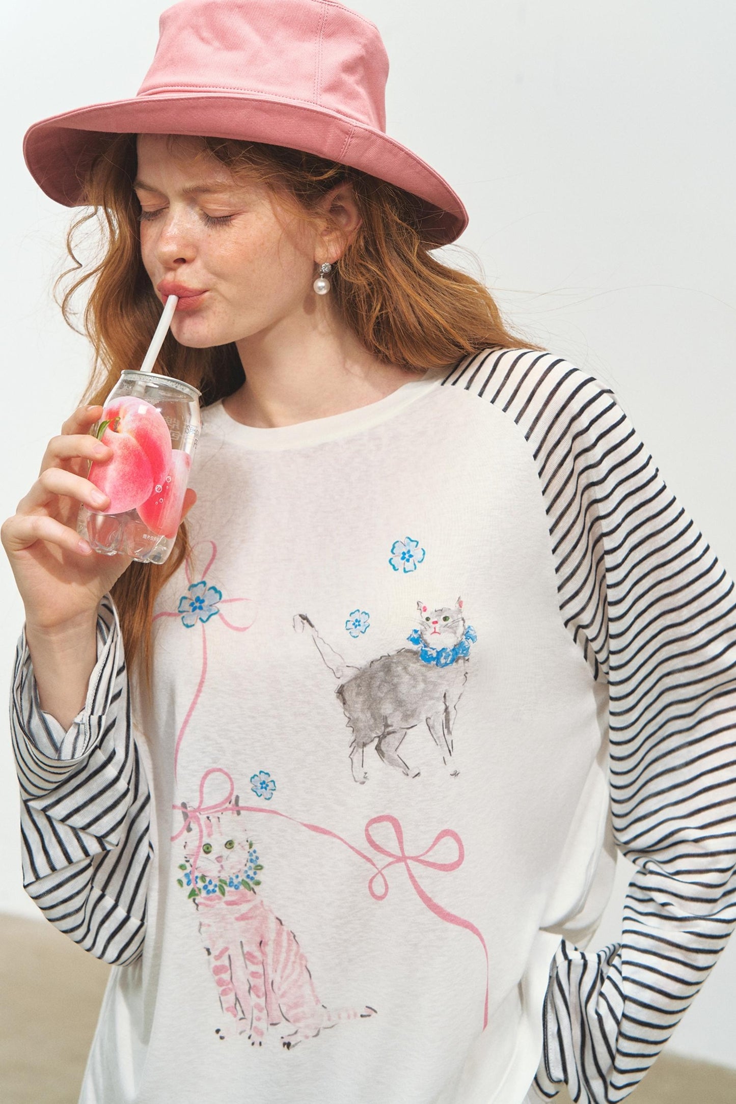 High Neck Silhouette Shirt