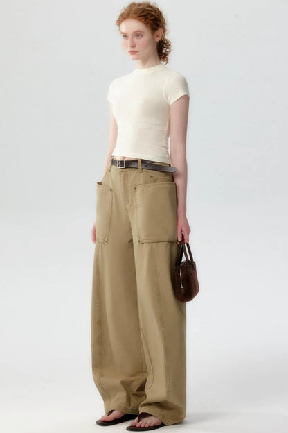 Vintage Khaki Denim Pants