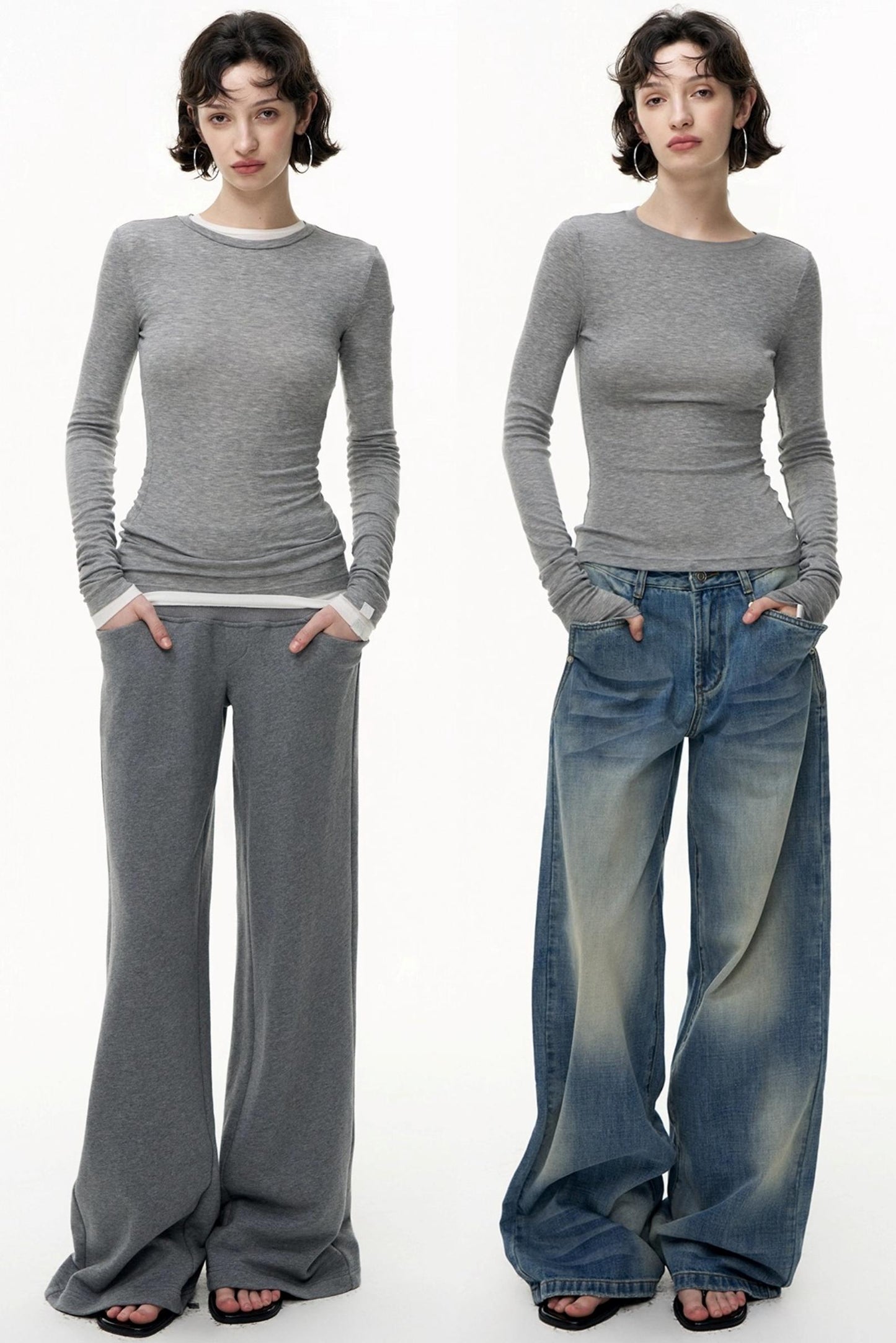 Autumn Slimming Crew Neck Base Layer