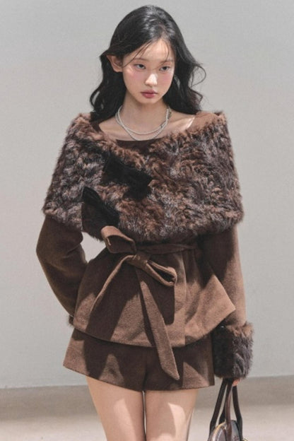 French Light Luxury Winter Coat Set-Up