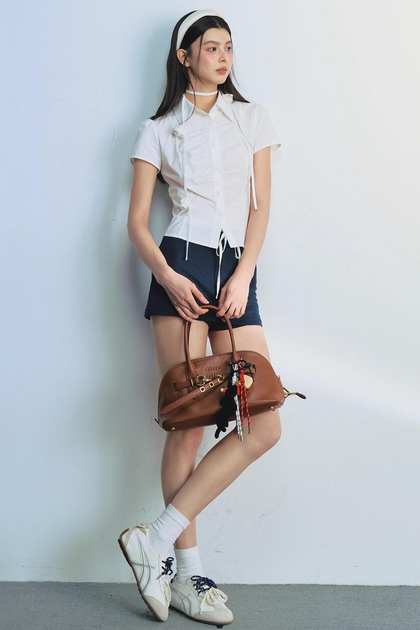 Floral Bubble Sleeve Top