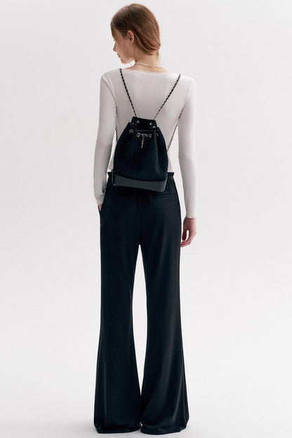 Romantic Cotton Bootcut Slacks