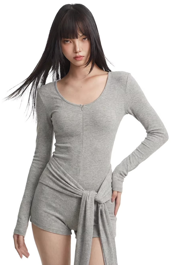 Pink Slim-Fit Jumpsuit