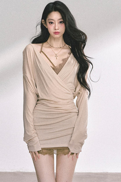 French Lace Dress Set