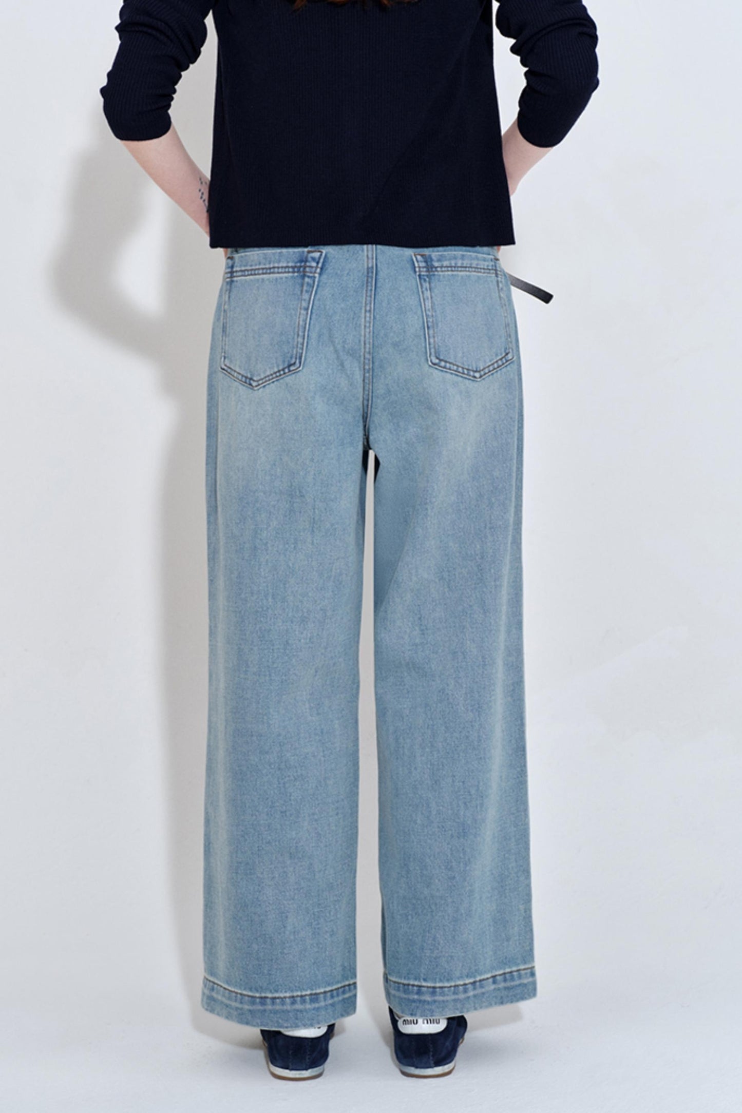 Cat Whisker Cropped Jeans