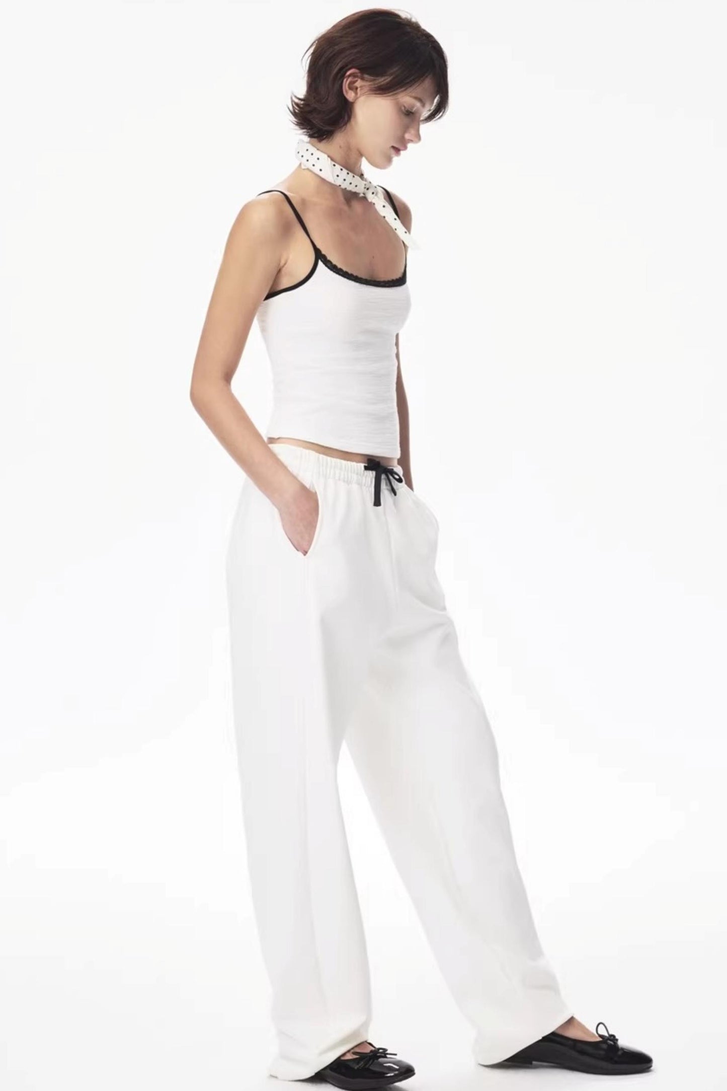 Color-Blocked Carrot Pants