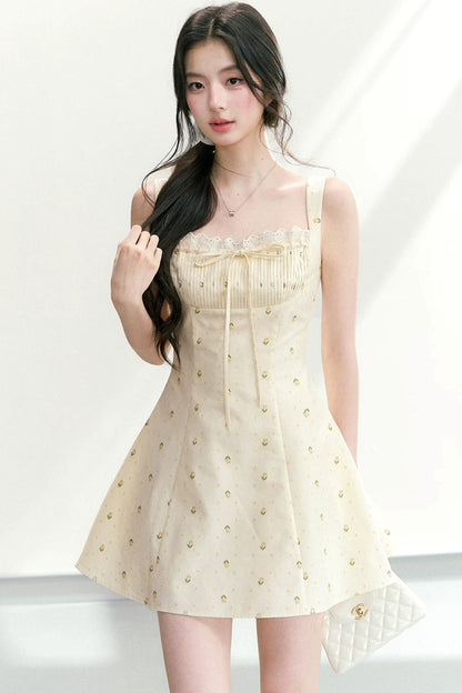 Elegant Floral A-Line Dress