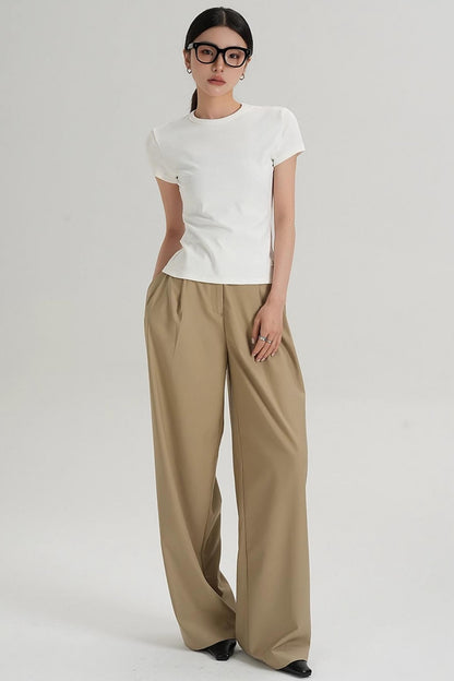 Straight-Leg Trousers