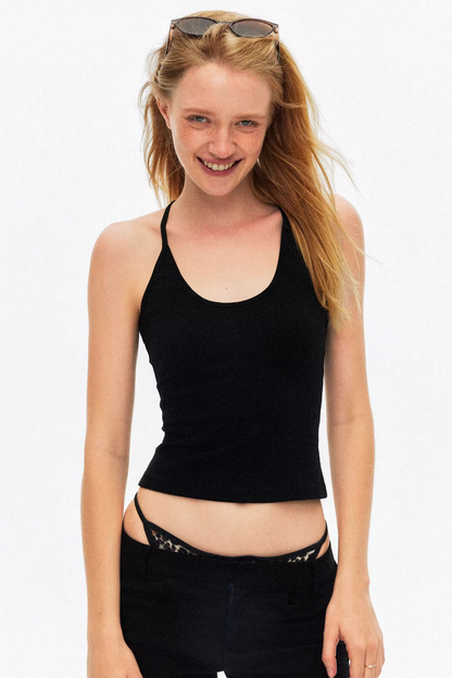 Elastic Cotton Slimming Top