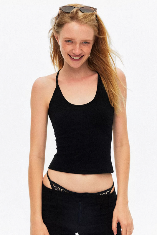 Elastic Cotton Slimming Top