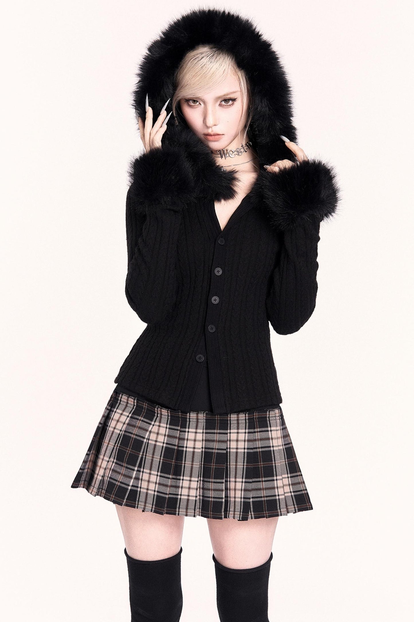 Japanese Plaid Pleated Skirt