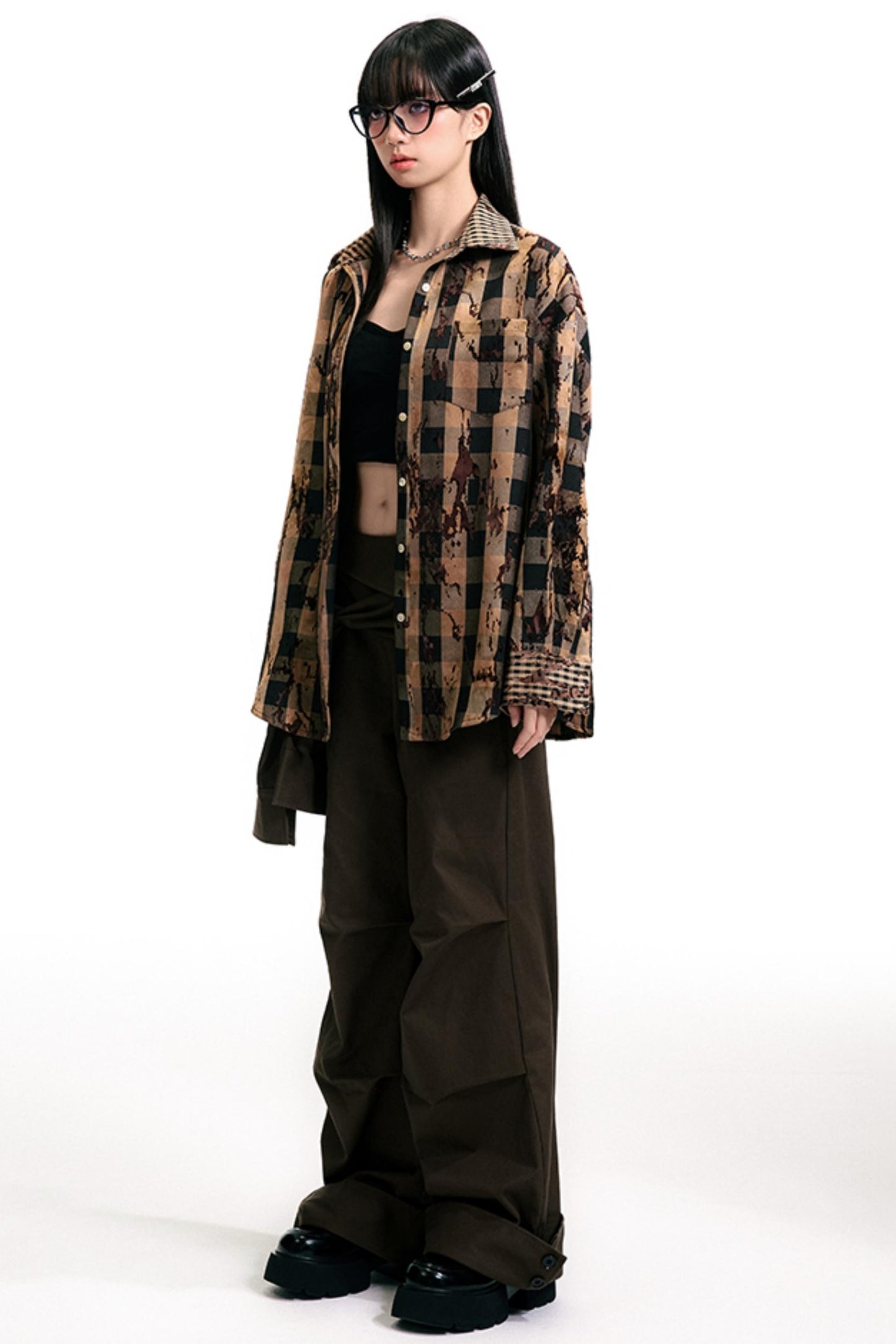 Vintage Ink Plaid Shirt