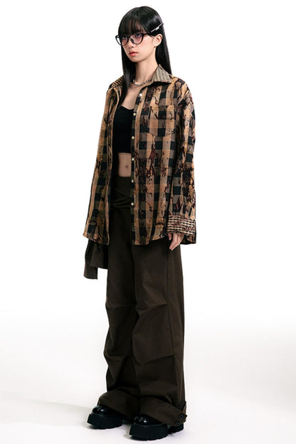 Vintage Ink Plaid Shirt