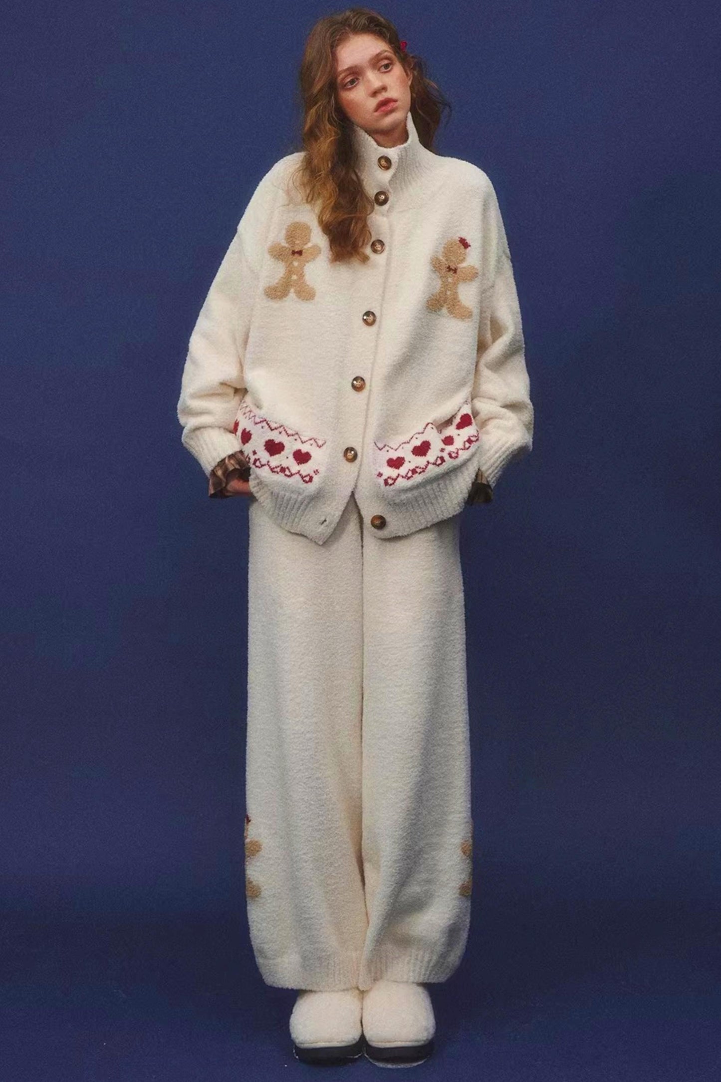 Gingerbread Fair Isle Knit Sweater Set-Up