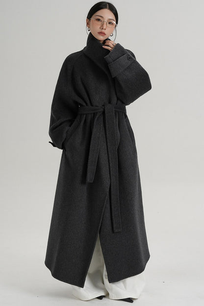 Luxurious Reversible Wool Coat