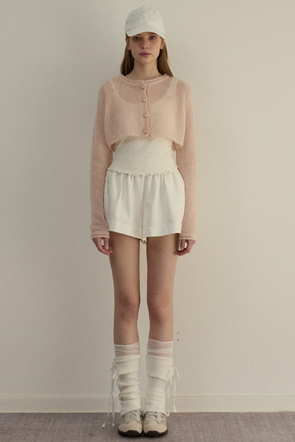 Chill White High-Waist Pants