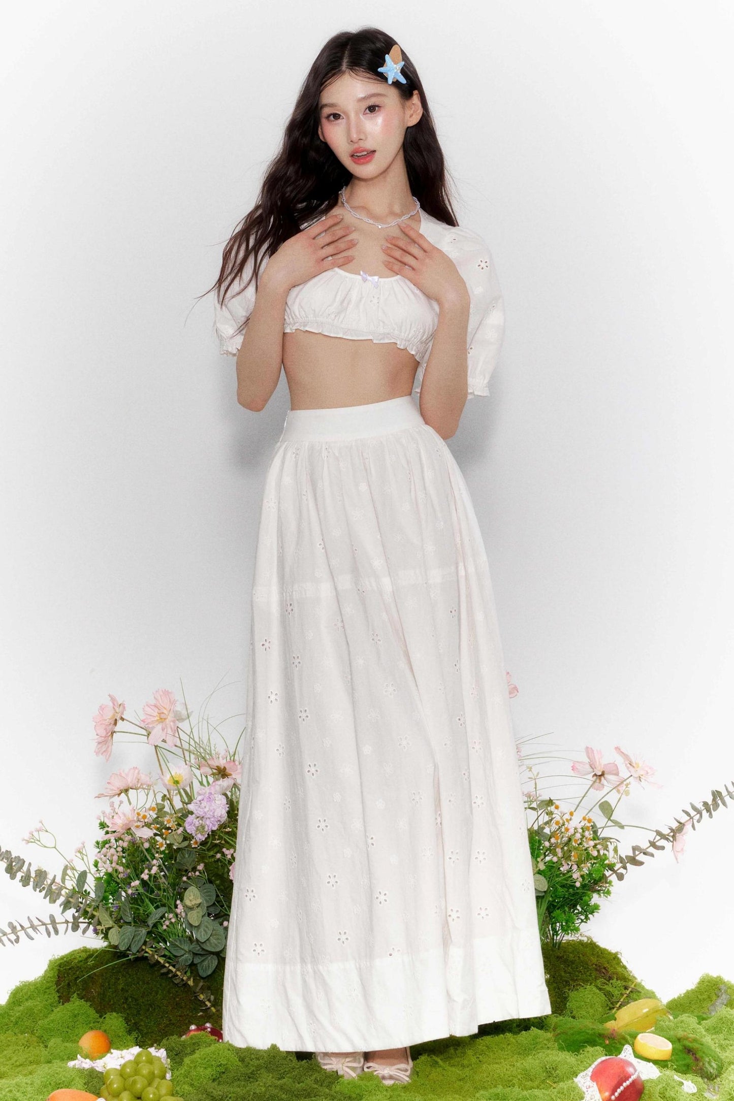 French Bubble Waist Skirt Set-Up