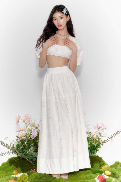 French Bubble Waist Skirt Set-Up