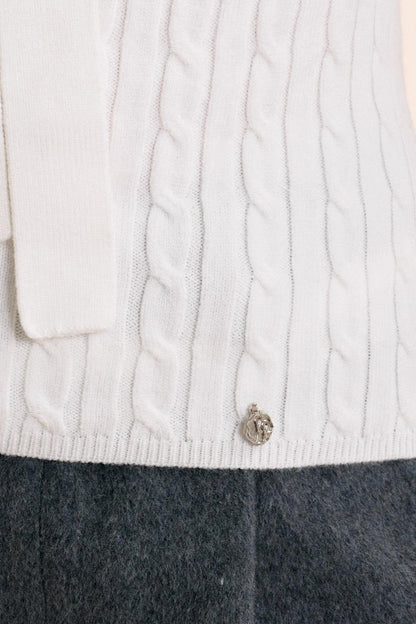 Delicate Floral Knit Top