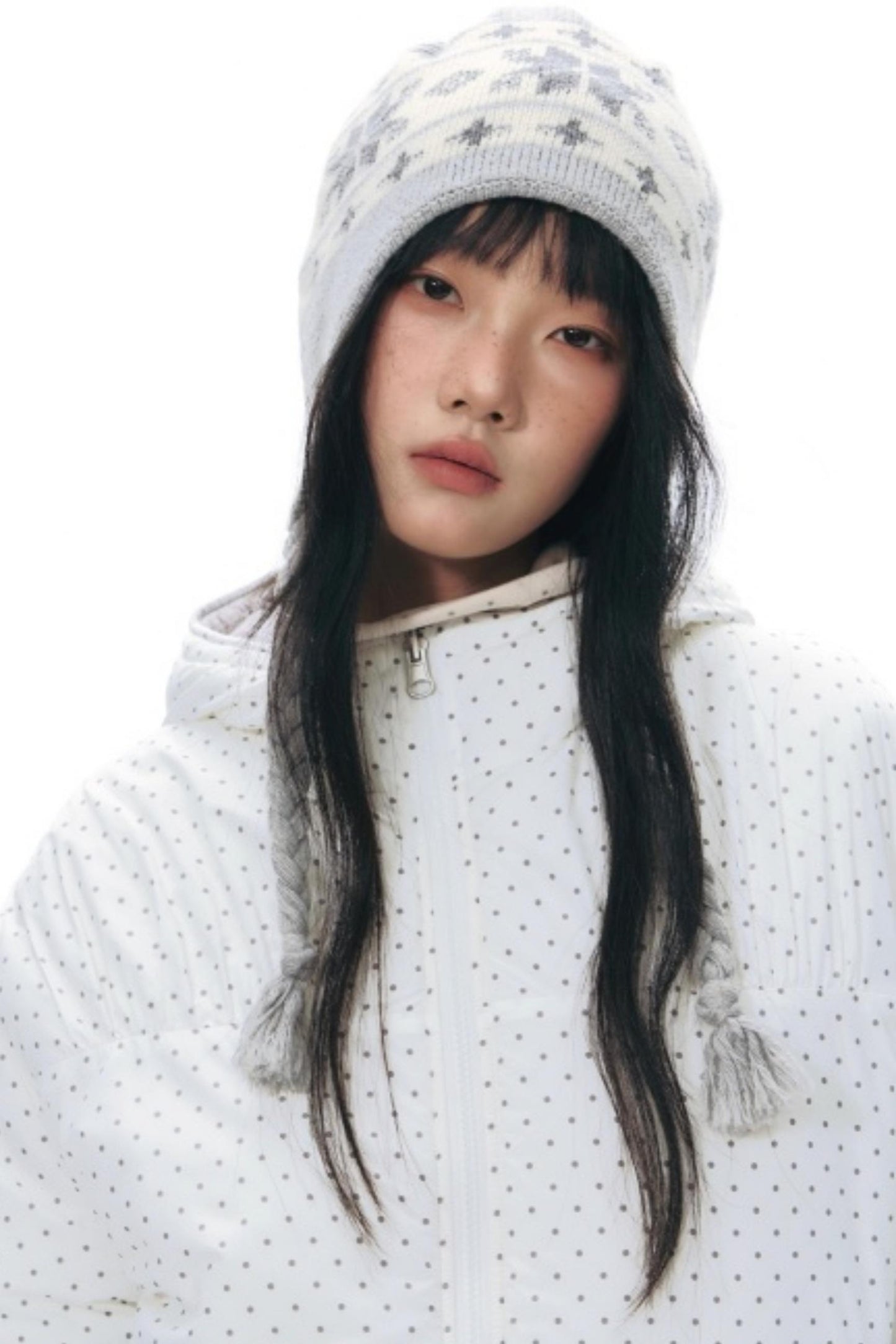 Reversible Polka Dot Hooded Jacket