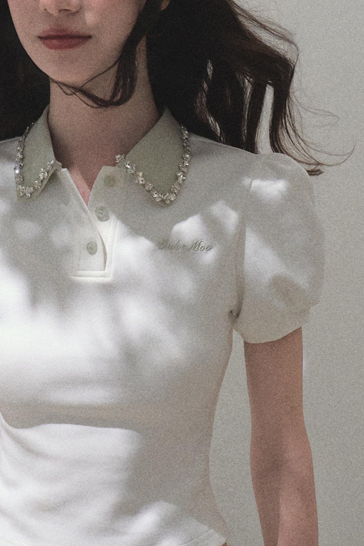 Sunset Diamond Polo Tee