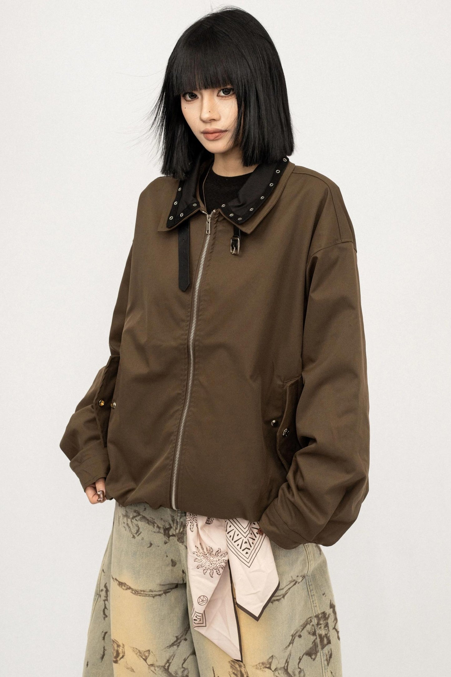 Vintage Hot Girl Lapel Jacket