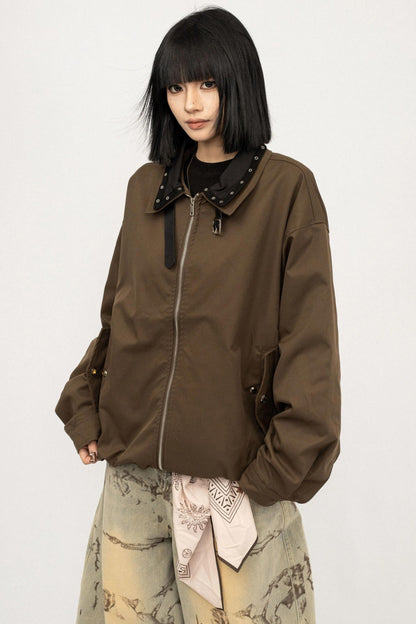 Vintage Hot Girl Lapel Jacket