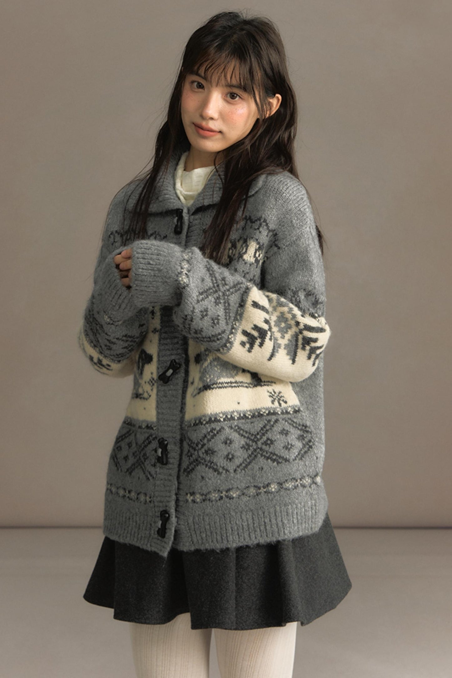 Vintage Lapel Cardigan