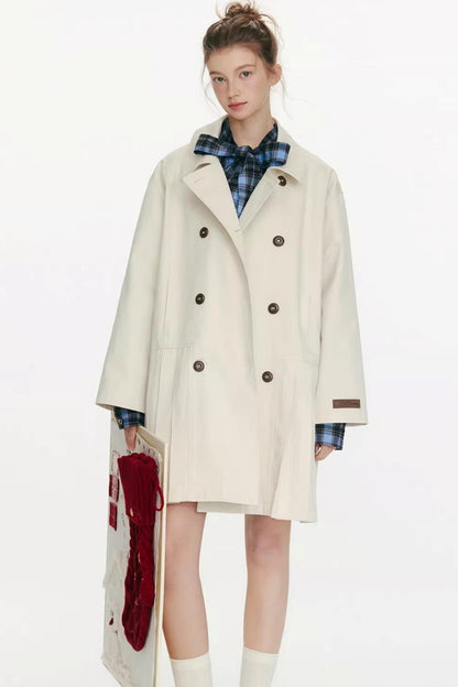 Moonlight Concerto Pleated Coat