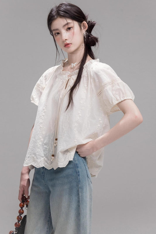 Apricot Lace Bubble Tee