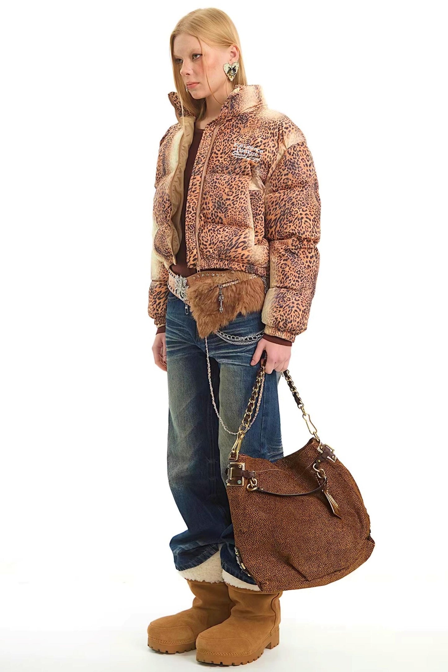 Retro Leopard Cotton Jacket