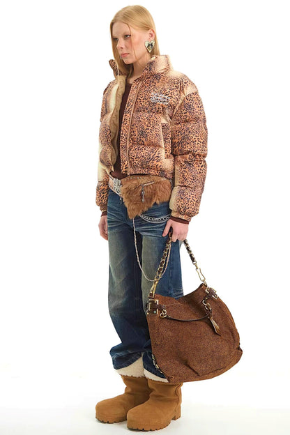 Retro Leopard Cotton Jacket