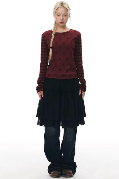 Star Stripe Slim Fit Top