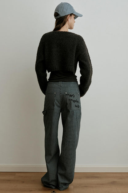 Light Luxury Wool Jacquard Top