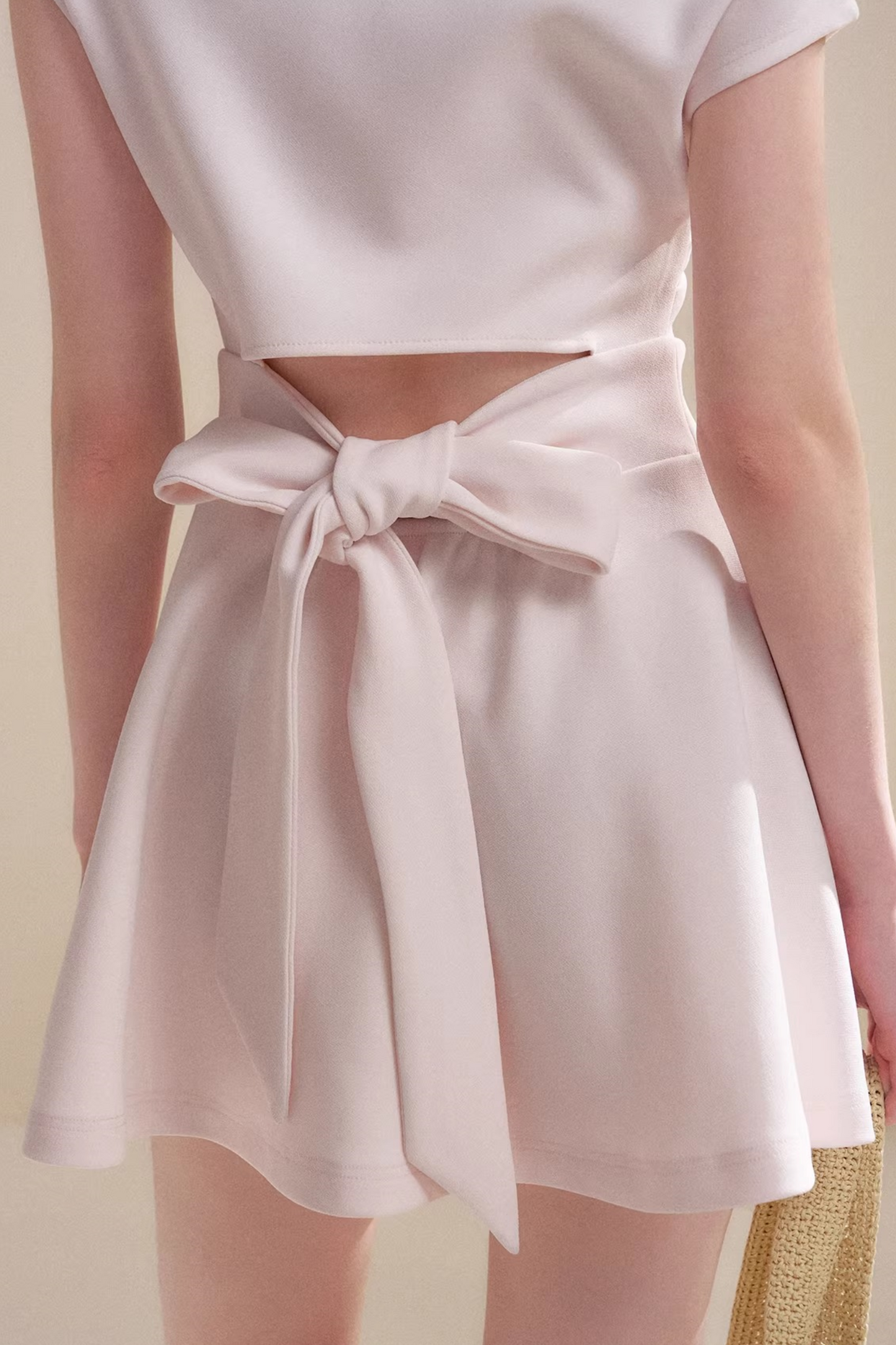 Romantic French Bow-Tie Dress